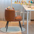 Retro Leather Armchair Designer Single Sofa Living Room Dinning Armchairs Bedroom Dressing Vanity Chair Makeup Manicure Salon Chairs Trend brown Retro Leather Armchair Designer Single Sofa Living Room Dinning Armchairs Bedroom Dressing Vanity Chair Makeup Manicure Salon Chairs Trend brown