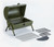 Camping BBQ Grill Portable Outdoor BBQ Grills Patio Picnic Barbecue Stove charcoal grill home roast Suitable For 3-5 People Trendy in Green