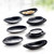 Japanese Oval Melamine Dish Outdoor Entertaining Camping Food Plate Dishes Kitchen Tray Tableware Fruits Candy Nuts Snacks Black Plates Trend Japan Storage Trays