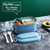 Microwavable Lunch Box Insulated Food Storage Container Fruit Salad Microwavable Tableware Lunchbox For Adults Kids Cute Bento Boxes in Light Blue Microwavable Lunch Box Insulated Food Storage Container Fruit Salad Microwavable Tableware Lunchbox For Adults Kids Cute Bento Boxes in Light Blue
