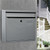 Rainproof Lockable Mailbox Retro Classic Villas Mailboxes Outdoor Lockable Wall-Mount Newspaper Boxes Secure Letterbox Garden Post Box Trend in Gray / Grey