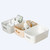 Desktop Storage Basket Sundries Underwear Toy Store Box Cosmetic Book Organizer Stationery Container Laundry Baskets Trend in White Gray / Grey Apricot Blue Green Orange