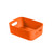 Desktop Storage Basket Sundries Underwear Toy Store Box Cosmetic Book Organizer Stationery Container Laundry Baskets Trend in Orange