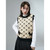 Crewneck Rhombus Floral Vest Women's Japanese Sweater Vests Sleeveless O Neck Tops Rhombus Flower Pattern Cute Elegant Knit Japan Sweaters For Woman Trend in Apricot Crewneck Rhombus Floral Vest Women's Japanese Sweater Vests Sleeveless O Neck Tops Rhombus Flower Pattern Cute Elegant Knit Japan Sweaters For Woman Trend in Apricot