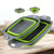 Foldable Silicone Colander Wash Basket 2-Piece Foldable Silicone Colander Wash Basket 2-Piece