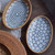 Vietnamese Rattan Ceramic Dish Oval Storage Plates Handmade Manual Blue Ceramics Combination Snack Dish Dry Fruit Vietnam Storage Plate Trays Dining Dishes in Raindrops Clouds pattern Vietnamese Rattan Ceramic Dish Oval Storage Plates Handmade Manual Blue Ceramics Combination Snack Dish Dry Fruit Vietnam Storage Plate Trays Dining Dishes in Raindrops Clouds pattern