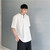 Mandarin Collar Short-Sleeve T-Shirt