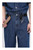 Straight Mid-Rise Denim Rompers Men’s Korean Romper Overalls Casual Blue Jeans Jumpsuit Trousers Jumpsuits Korea Streetwear Trendy Fashion Clothing For Man in Navy Blue Details