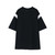 Loose Short Sleeve T-Shirt  Men’s Korean Casual Tee Top All-match Crewneck O-Neck Streetwear T-Shirts For Male Fashion Korea Tops Clothing for Man in Black