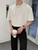Weave Oversized Crewneck T-Shirt Men’s Korean Short Sleeve O-Neck Top Designed Loose Harajuku Korea T-Shirts Clothing Fashion Streetwear Tops For Man In White Detail Weave Oversized Crewneck T-Shirt Men’s Korean Short Sleeve O-Neck Top Designed Loose Harajuku Korea T-Shirts Clothing Fashion Streetwear Tops For Man In White Detail