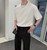 Weave Oversized Crewneck T-Shirt Men’s Korean Short Sleeve O-Neck Top Designed Loose Harajuku Korea T-Shirts Clothing Fashion Streetwear Tops For Man Trend In White Weave Oversized Crewneck T-Shirt Men’s Korean Short Sleeve O-Neck Top Designed Loose Harajuku Korea T-Shirts Clothing Fashion Streetwear Tops For Man Trend In White