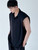 Oversized Vest  Men’s Turn-Down Collar Sport T-Shirt Top Shoulder Pad Solid Color Sleeveless Casual Gym Fitness Vests Tops Clothing Sportswear Fashion Sports T-Shirts for Man in Black Details Oversized Vest  Men’s Turn-Down Collar Sport T-Shirt Top Shoulder Pad Solid Color Sleeveless Casual Gym Fitness Vests Tops Clothing Sportswear Fashion Sports T-Shirts for Man in Black Details