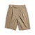 Mid Rise Gurkha Shorts Men’s Pants Men Straight Cotton High Waist Short Workwear Cargo Quarter Pant Shorts for Man in Khaki