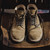 Classic Leather Tooling Boots  Men’s Crazy Horse Docker Genuine Brown Leather Martin Boots Men Fashion Desert Popular Mid Top Footwear Trendy for Man Classic Leather Tooling Boots  Men’s Crazy Horse Docker Genuine Brown Leather Martin Boots Men Fashion Desert Popular Mid Top Footwear Trendy for Man