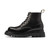 Cowboy Martin Boots Men's Handmade Black Motorcycle Boot British Split Leather TPR Sole Work Safety Boot Mid Outside Shoes for Man Cowboy Martin Boots Men's Handmade Black Motorcycle Boot British Split Leather TPR Sole Work Safety Boot Mid Outside Shoes for Man