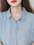 V-Neck Button Up Loose Maternity Dress Women’s Casual Pregnancy Nursing Turn Collar Striped Breastfeeding Clothes Dresses for Pregnant Woman in Dusk Blue Details V-Neck Button Up Loose Maternity Dress Women’s Casual Pregnancy Nursing Turn Collar Striped Breastfeeding Clothes Dresses for Pregnant Woman in Dusk Blue Details