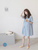 V-Neck Button Up Loose Maternity Dress Women’s Casual Pregnancy Nursing Turn Collar Striped Breastfeeding Clothes Dresses for Pregnant Woman Trending in Dusk Blue V-Neck Button Up Loose Maternity Dress Women’s Casual Pregnancy Nursing Turn Collar Striped Breastfeeding Clothes Dresses for Pregnant Woman Trending in Dusk Blue