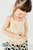 Hollow Sleeveless Camisole Top Kids Japanese original Toddler girl children's wear Scoopneck O-Neck apricot beige cotton cami Trending girls Japan tops