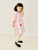 Crewneck Short-Sleeve Dress Kids toddler girl Japanese original children's clothing cherry blossom pink cotton red flower short sleeve Japan dresses for toddlers girls Side View Crewneck Short-Sleeve Dress Kids toddler girl Japanese original children's clothing cherry blossom pink cotton red flower short sleeve Japan dresses for toddlers girls Side View