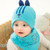 Baby 2-Piece Hat + Bib-Scarf Set