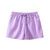 Toddler Pull-On Cotton Shorts  2-8T for Girls Casual Plain Mid Rise Drawstring Elastic Waist Bottoms Cute Sweet Infant Toddlers Shorts In Purple Toddler Pull-On Cotton Shorts  2-8T for Girls Casual Plain Mid Rise Drawstring Elastic Waist Bottoms Cute Sweet Infant Toddlers Shorts In Purple