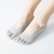 Five Finger Socks  Women's Japanese Thin Mesh Breathable Invisible Lace stockings Low Cut Japan Socks For Woman in Black Beige Gray / Grey Pink White Five Finger Socks  Women's Japanese Thin Mesh Breathable Invisible Lace stockings Low Cut Japan Socks For Woman in Black Beige Gray / Grey Pink White