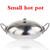Round Flat Bottom Stainless Steel Wok
