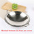 Round Flat Bottom Stainless Steel Wok