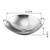 Round Flat Bottom Stainless Steel Wok
