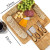 Wooden Bamboo Cheese Cake Board Set