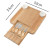 Wooden Bamboo Cheese Cake Board Set