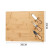 Wooden Bamboo Cheese Cake Board Set
