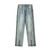 Mid-Rise Distressed Jeans Men’s American-style Zipper Washed Mid Rise Waist Elastic Retro Blue Slim Fit Micro Flared Jeans Pants Unisex Men and Women Street Wear Mid-Rise Distressed Jeans Men’s American-style Zipper Washed Mid Rise Waist Elastic Retro Blue Slim Fit Micro Flared Jeans Pants Unisex Men and Women Street Wear
