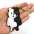 Anime Danganronpa Monokuma Keychain Japanese Souvenir Key Ring PVC Key Chains Itabag Keychains Bag Car Hanging Key Trend Japan Souvenirs Black White Ying Yang Accessories