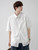 Ice Silk Linen Short-Sleeve Shirt Men’s Thin Solid Color Casual Short Sleeved Shirt Youth Men Clothes Trend Tops for Man Trend in White