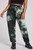 Drawstring Tie Dye Pants Women’s Plus Size Causal Elastic Mid Rise Waist Jogger Pants Female Large Size Sports Pants 7XL 8XL Trending For Woman in Cyan Green