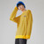 Crewneck Stripe Knit Sweater Men’s Round Neck VAGARY Fashion Long Sleeve Knitted Men Cotton Sweaters Male Tops For Man Trend in Yellow Crewneck Stripe Knit Sweater Men’s Round Neck VAGARY Fashion Long Sleeve Knitted Men Cotton Sweaters Male Tops For Man Trend in Yellow