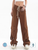 Baggy High-Rise Cargo Pants  Women’s Y2k Korean High Rise Waist Brown Lace Up Vintage Loose 90s Hip Pop Trousers Females Korea Pants Trending For Indie Grunge Woman