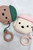 Teddy Dog AirPods Case Cover  Anime Cartoon Silicone Headphone Protective Cover for AirPod's Cases Wireless Earphone Accessories Trending In Green Pink