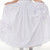 High-Rise Floral Mesh Skirt Women’s High Elastic Waist Meshed Flower Long Casual Half-body Fashion Tide Skirts for Woman in White