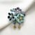 Traditional Japanese Kimono Hairpin  Cherry blossoms hanging piece of hairpins kimonos hanfu feng tire hair Accessories Japan Headwear for Woman in Aqua Blue Teal Traditional Japanese Kimono Hairpin  Cherry blossoms hanging piece of hairpins kimonos hanfu feng tire hair Accessories Japan Headwear for Woman in Aqua Blue Teal