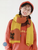 Fashion Knitted Scarf  Women Winter Thick Warm Long Preppy Style Yellow Teenage Girls' Scarves Trending for Woman