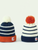 Pompom Beanies Hat  unisex Anywear Mens Women’s Knitted Skullies Casual Cap Preppy Sailor Chef Tomato Crew Style Thick Warm Spell Striped Beanie Caps Hats Trending for Man Woman in Dark Blue White Color