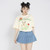 Preppy Cozy Crewneck T-Shirt  Women's Cartoon HEARTBECKON Bunny Rabbit Print Round Tee Top O-neck Pullover Short-sleeved Crop Tops T-Shirts for Woman Tees trends in White Preppy Cozy Crewneck T-Shirt  Women's Cartoon HEARTBECKON Bunny Rabbit Print Round Tee Top O-neck Pullover Short-sleeved Crop Tops T-Shirts for Woman Tees trends in White