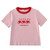 Cropped Crewneck T-Shirt   Women's Preppy Style Pink Cartoon Teddy Bear Childhood Letter Print Top Round O-neck Short Sleeve T-Shirts Tops for Woman Cropped Crewneck T-Shirt   Women's Preppy Style Pink Cartoon Teddy Bear Childhood Letter Print Top Round O-neck Short Sleeve T-Shirts Tops for Woman
