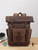 Oil Wax Waterptoof Canvas Backpack  Vintage Style Unisex Anywear Men's Women’s Retro Bag Large Capacity Backpack Traveling Backpacks Bags Trending for Man Woman in Auburn Brown