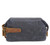 Oil Wax Canvas Clutch Bag  Unisex Anywear Mens Women’s Retro Style Top Layer Cowhide Toiletry Cosmetics Fashion Wrist Bags for Man Woman in Blue Oil Wax Canvas Clutch Bag  Unisex Anywear Mens Women’s Retro Style Top Layer Cowhide Toiletry Cosmetics Fashion Wrist Bags for Man Woman in Blue