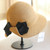 Japan Straw Hat with Bow Knot  Women's Spring Summer Japanese Style Casual Foldable Bucket Sun Hats Retro Elegant Fedoras Fashion Headwear for Woman in Khaki Japan Straw Hat with Bow Knot  Women's Spring Summer Japanese Style Casual Foldable Bucket Sun Hats Retro Elegant Fedoras Fashion Headwear for Woman in Khaki