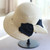 Japan Straw Hat with Bow Knot  Women's Spring Summer Japanese Style Casual Foldable Bucket Sun Hats Retro Elegant Fedoras Fashion Headwear for Woman in White Japan Straw Hat with Bow Knot  Women's Spring Summer Japanese Style Casual Foldable Bucket Sun Hats Retro Elegant Fedoras Fashion Headwear for Woman in White