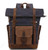 Oil-Waxed Canvas Backpack  Unisex Anywear Men's Women’s Vintage Style Leather Belts Large Capacity Unisex Hiking Bags Multi-Function Travel Backpacks In Gray / Grey